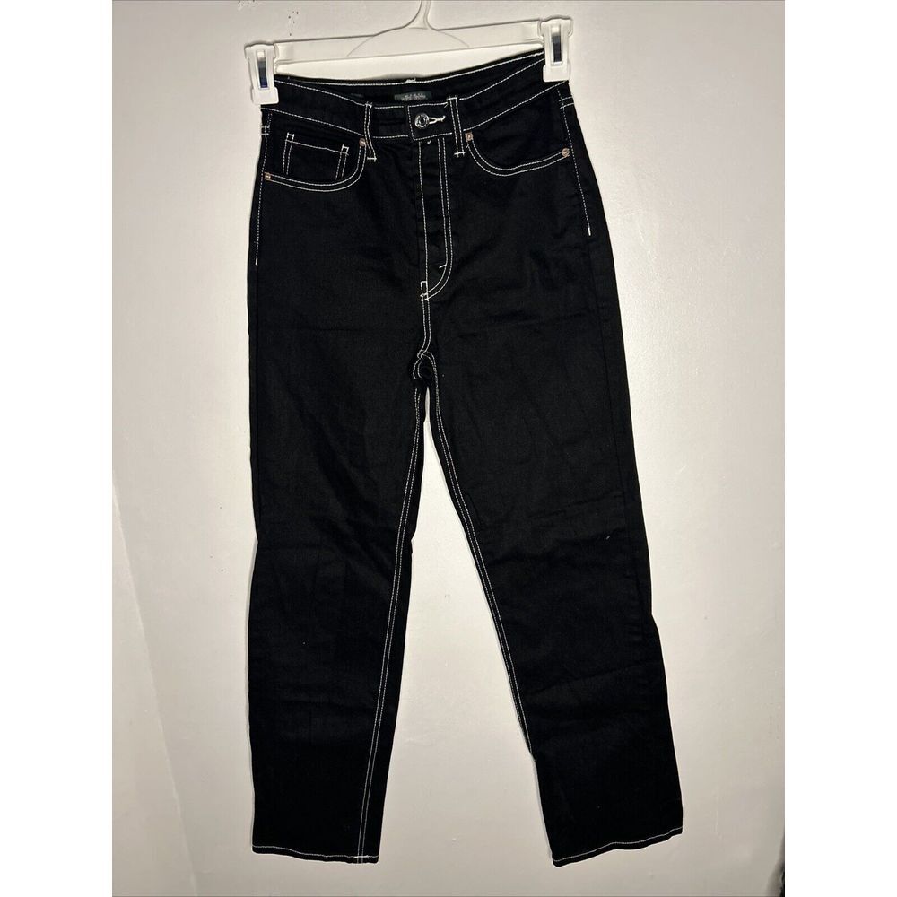Wild Fable womens super high-rise,contrast stitch straightโ Jeans size 2